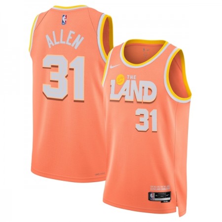 Dres Cleveland Cavaliers Jarrett Allen Nike 2025-26 City Edition Naranča Swingman